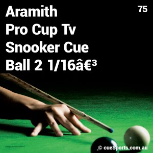 Aramith Pro Cup Tv Snooker Cue Ball 21 16