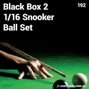 Black Box 2 1 16 Snooker Ball Set