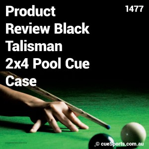 Product Review Black Talisman 2x4 Pool Cue Case